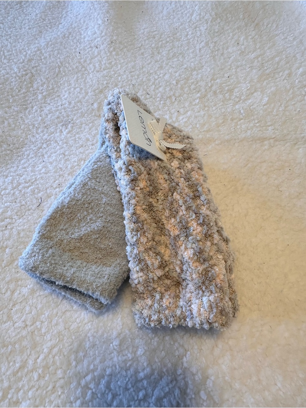 Plush Lemon Slipper Socks